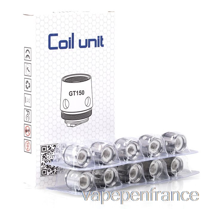 Bobines De Remplacement Gtrs Gt150 Bobines 0,4ohm Stylo Vape